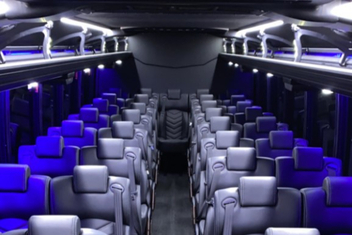 Augusta Charter Bus Interior