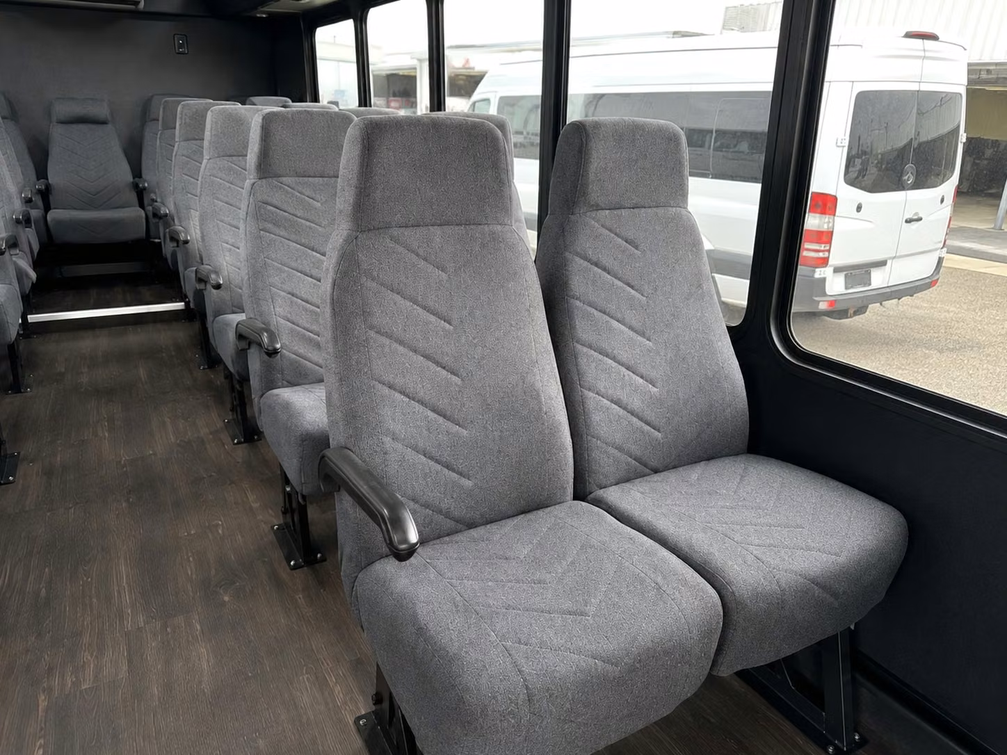 15 passenger minibus inside