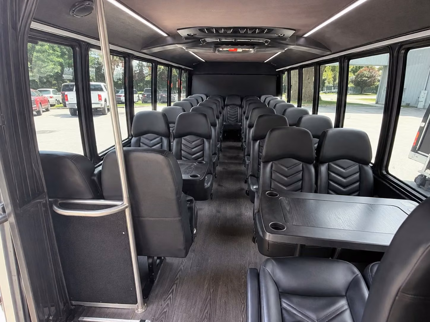18 passenger minibus inside