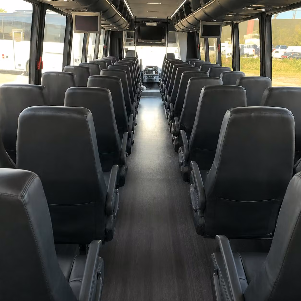 25 passenger minibus inside