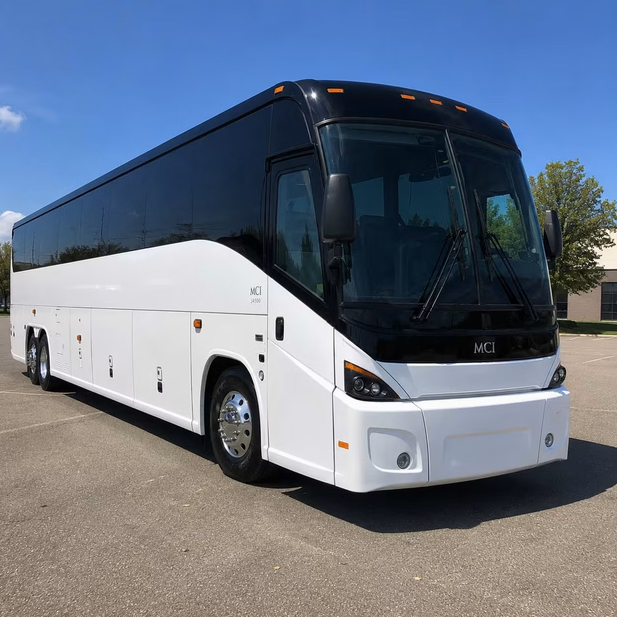 augusta charter bus rental exterior